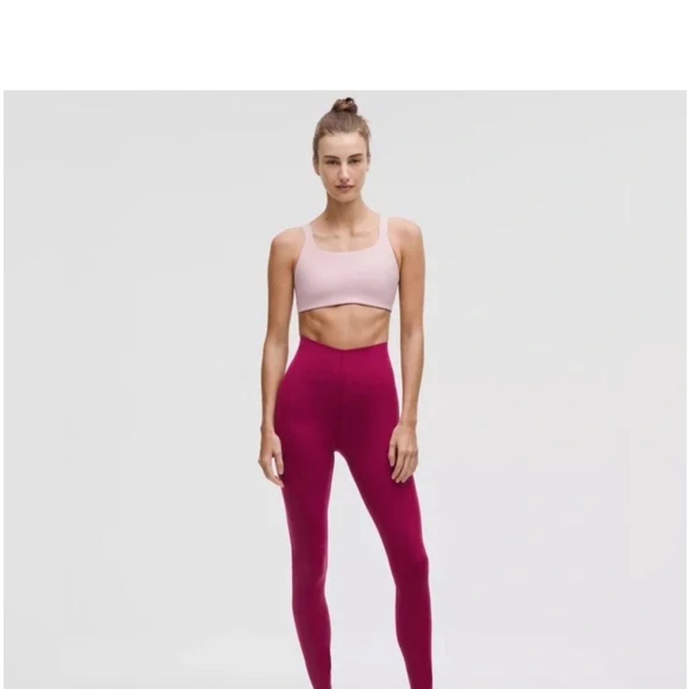 Lululemon athletica Glow Up super high waist Leggings magenta smoke